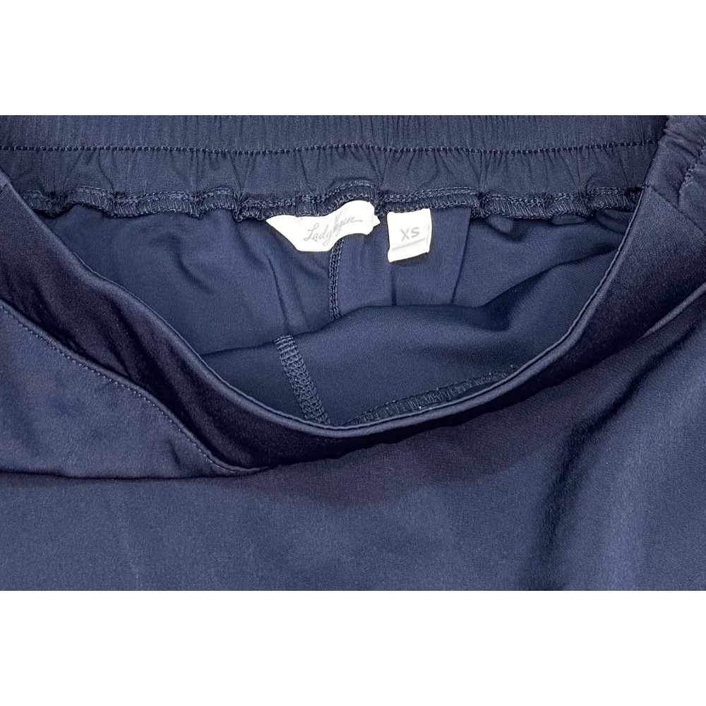 Lady Hagen Womens Navy Blue Golf Skort Elastic Waist Performance Skirt Size XS